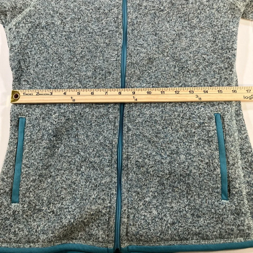 Patagonia Better Sweater Women's Medium Gray Blue Full-Zip Jacket Zipped Pockets